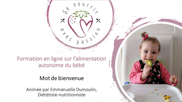 1- Mot de bienvenue
